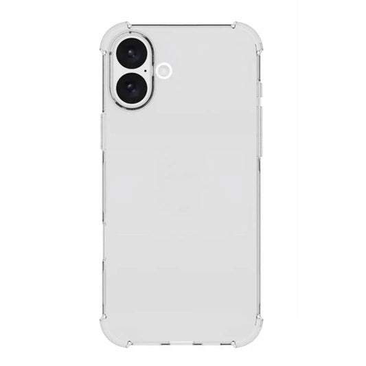 Kuori Apple iPhone 16 Plus:lle, Techsuit, Iskunkestävä Kirkas (Iso Linssin Reikä), Läpinäkyvä