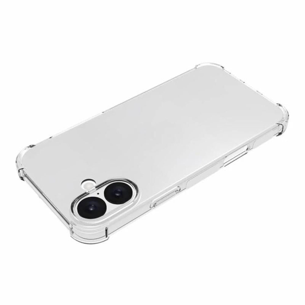 Case for Apple iPhone 16 Plus, Techsuit, Shockproof Clear (Big Lens Hole), Transparent