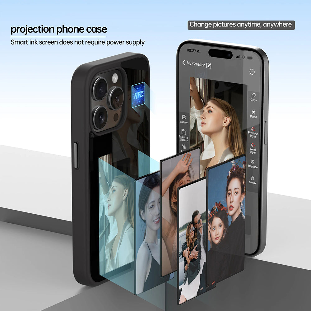 Kuori Apple iPhone 16 Plusille, Techsuit, SmartScreen NFC, Musta