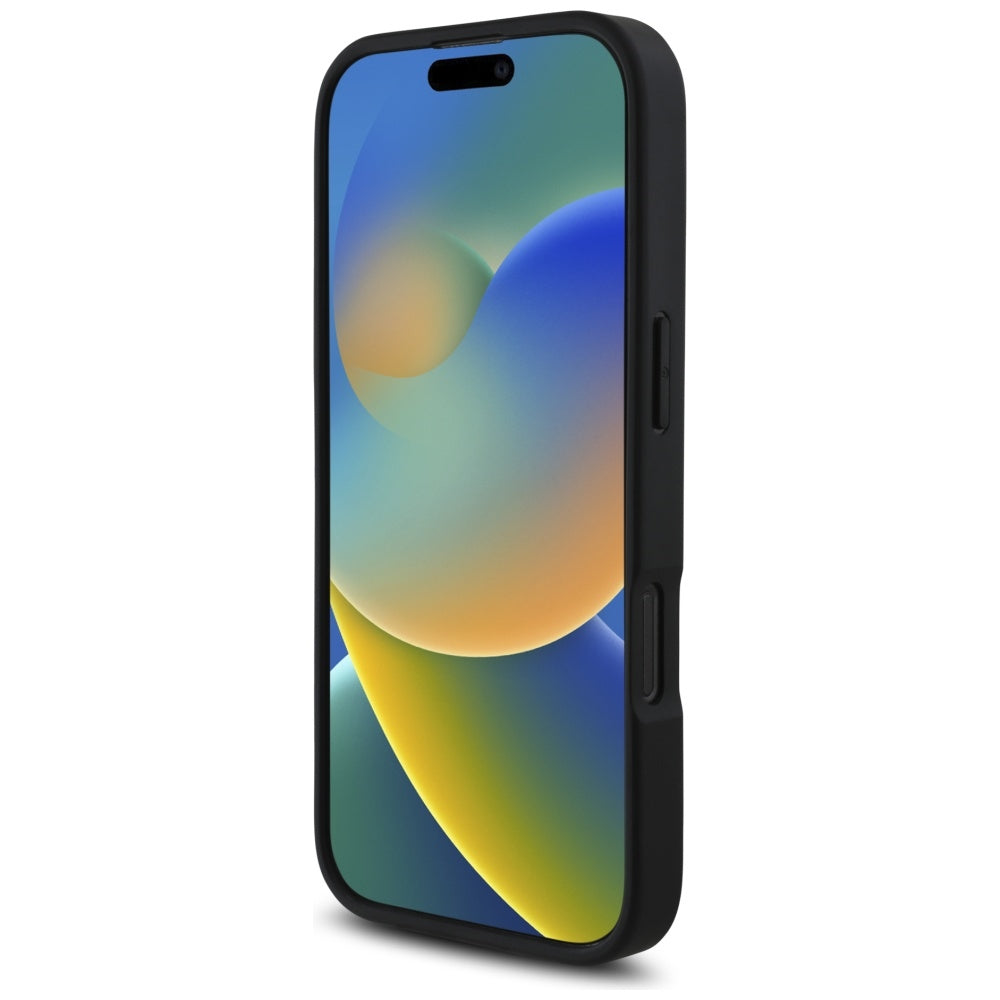 Kotelo Apple iPhone 16 Prolle, Karl Lagerfeld, Grained Cardslots, Musta