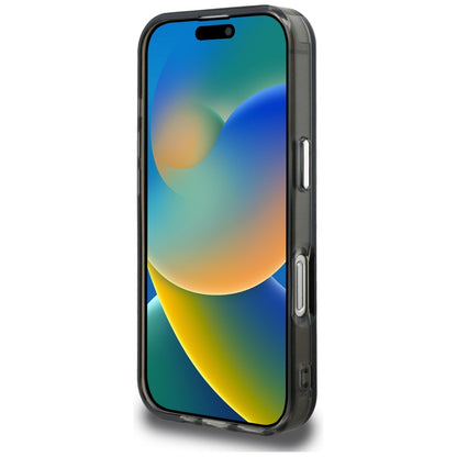 Kotelo Apple iPhone 16 Pro Max:lle, Karl Lagerfeld, IML Aquarelle Logo Karl & Choupette, Musta