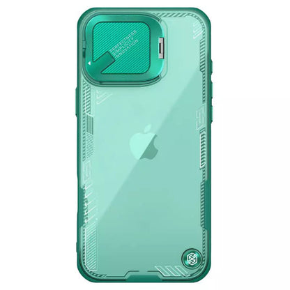 Kuori Apple iPhone 16 Pro Maxille, Nillkin, Iceblade Prop (ilman kameran aukkoa), Vihreä