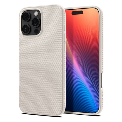 Suojakotelo Apple iPhone 16 Pro Max, Spigen, Liquid Air, Beige