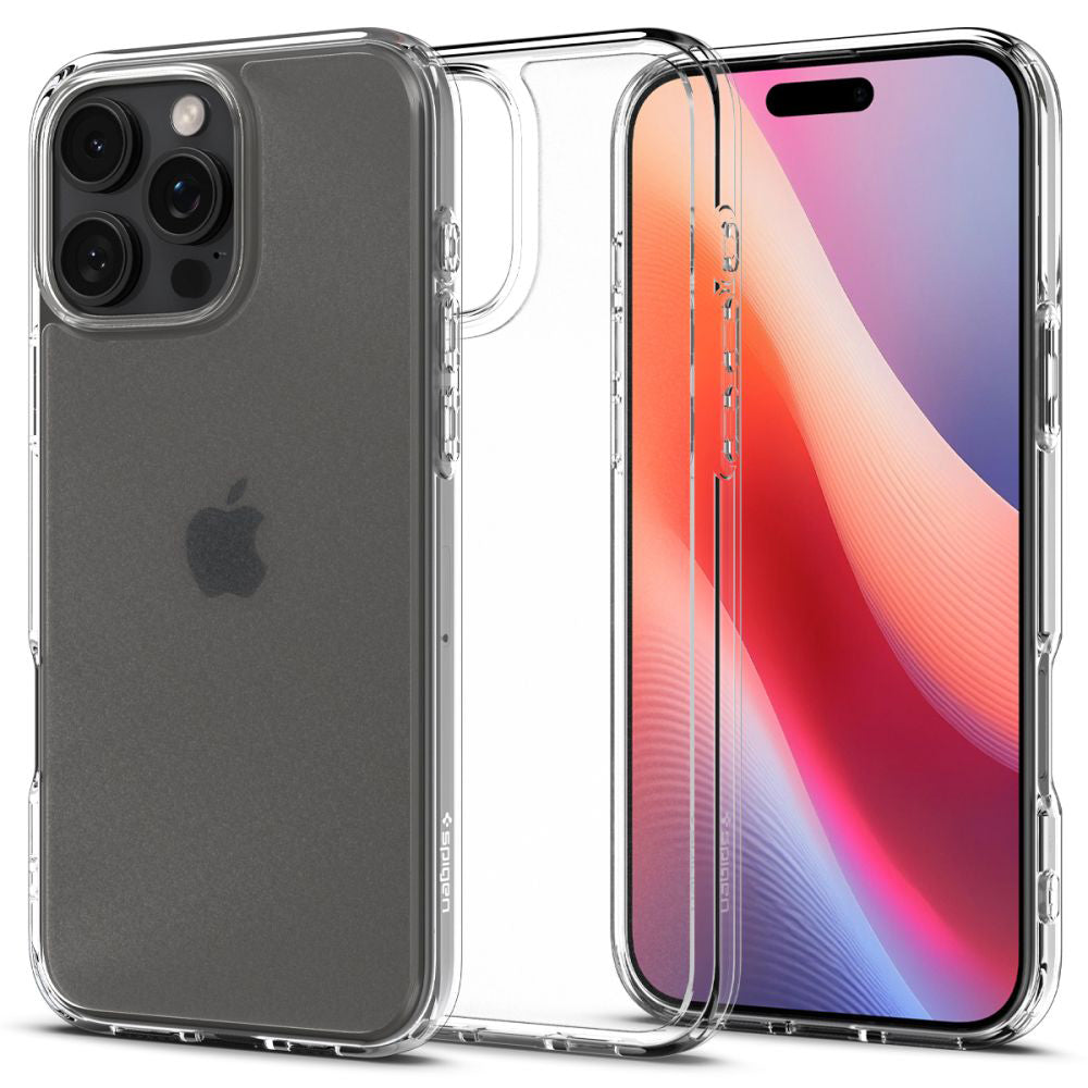 Kotelo Apple iPhone 16 Pro Max, Spigen, Ultra Hybrid, Satinoitu Läpinäkyvä ACS07993