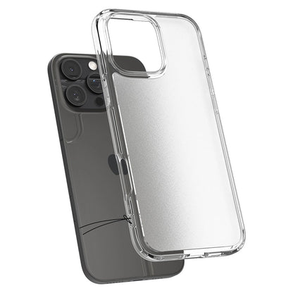Kotelo Apple iPhone 16 Pro Max, Spigen, Ultra Hybrid, Satinoitu Läpinäkyvä ACS07993