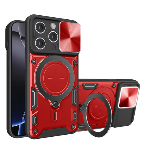 Kuori Apple iPhone 16 Pro Maxille, Techsuit, CamGuard Pro, Punainen