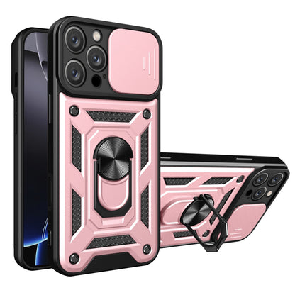 Kuori Apple iPhone 16 Pro Maxille, Techsuit, CamShield, Vaaleanpunainen