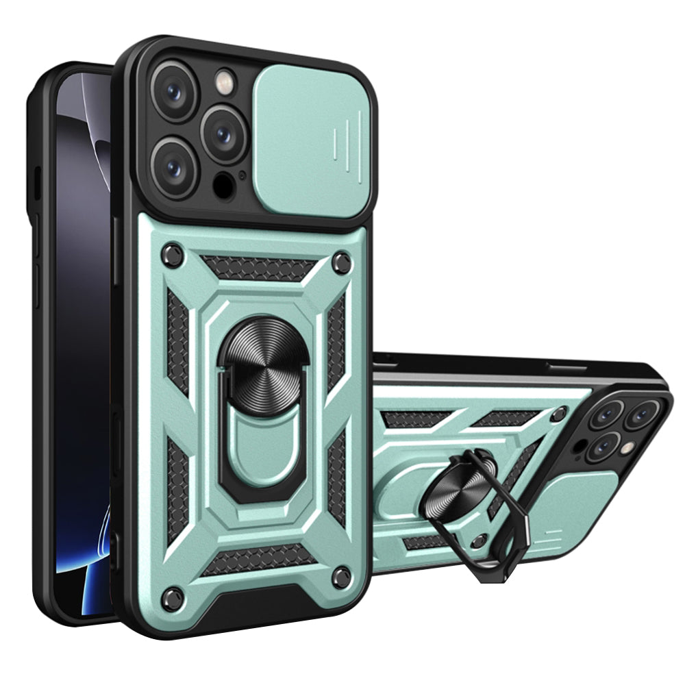 Kuori Apple iPhone 16 Pro Maxille, Techsuit, CamShield, Vihreä