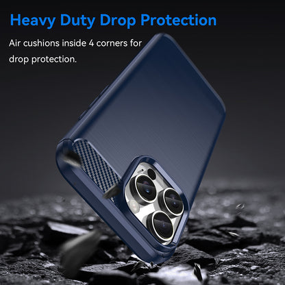 Kuori Apple iPhone 16 Pro Maxille, Techsuit, Hiili, Sininen