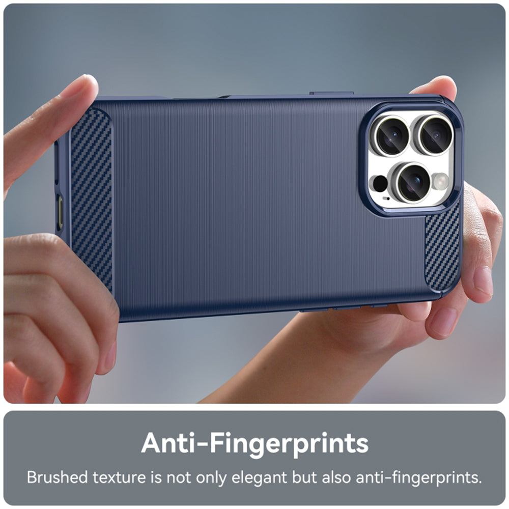 Kuori Apple iPhone 16 Pro Maxille, Techsuit, Hiili, Sininen