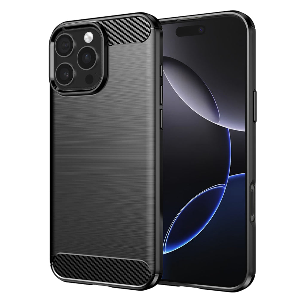 Kuori Apple iPhone 16 Pro Maxille, Techsuit, Hiili, Musta