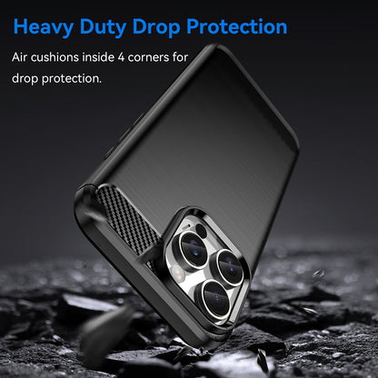 Kuori Apple iPhone 16 Pro Maxille, Techsuit, Hiili, Musta