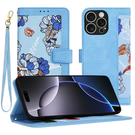 Kuori Apple iPhone 16 Pro Maxille, Techsuit, FlipCraft, Sininen