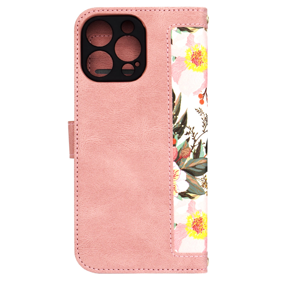Kuori Apple iPhone 16 Pro Maxille, Techsuit, FlipCraft, Vaaleanpunainen
