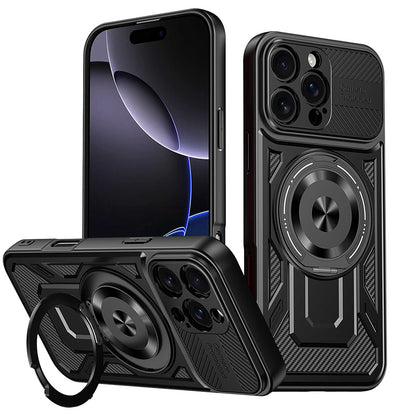 Kuori Apple iPhone 16 Pro Maxille, Techsuit, RuggedCam, Musta