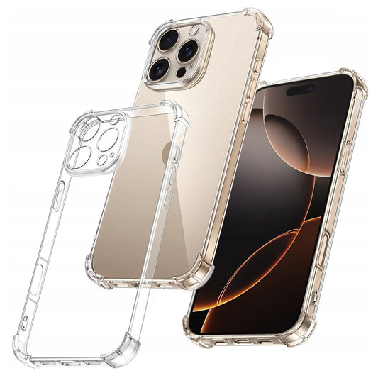 Kuori Apple iPhone 16 Pro Maxille, Techsuit, Iskunkestävä Kirkas, Läpinäkyvä