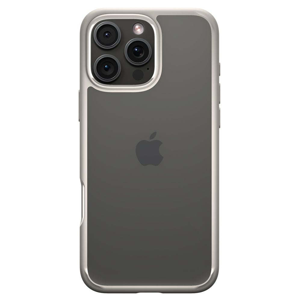 Kotelo Apple iPhone 16 Prolle, Spigen, Ultra Hybrid, Beige ACS08127