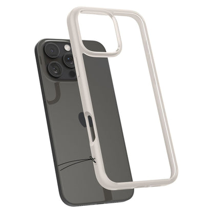 Kotelo Apple iPhone 16 Prolle, Spigen, Ultra Hybrid, Beige ACS08127