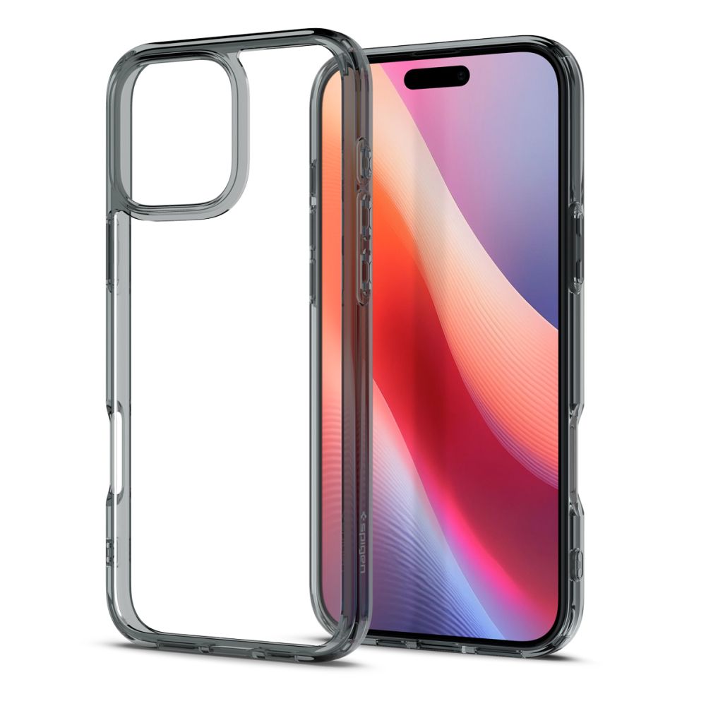 Kotelo Apple iPhone 16 Prolle, Spigen, Ultra Hybrid, Savunharmaa ACS08123