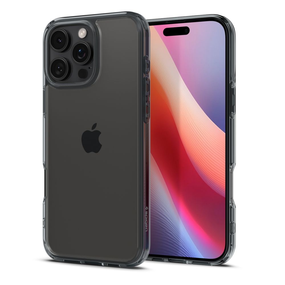 Kotelo Apple iPhone 16 Prolle, Spigen, Ultra Hybrid, Savunharmaa ACS08123