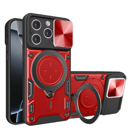 Kuori Apple iPhone 16 Pro:lle, Techsuit, CamGuard Pro, Punainen