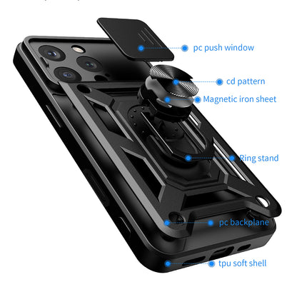 Case for Apple iPhone 16 Pro, Techsuit, CamShield, Blue