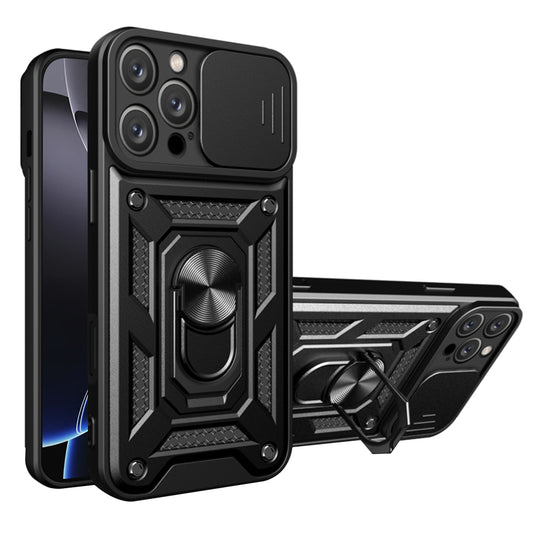 Kuori Apple iPhone 16 Pro:lle, Techsuit, CamShield, Musta