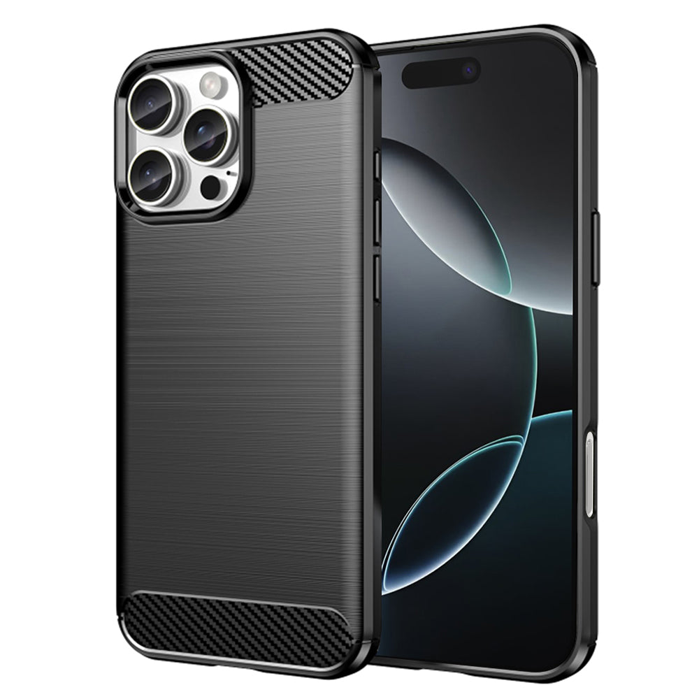 Kuori Apple iPhone 16 Pro:lle, Techsuit, Hiili, Musta