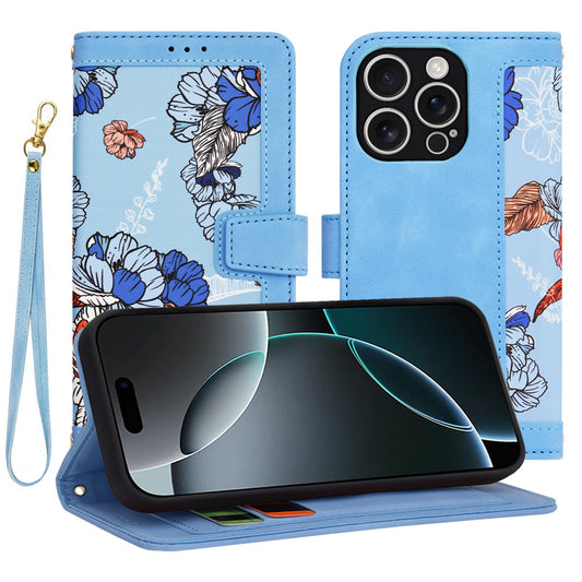 Kuori Apple iPhone 16 Pro:lle, Techsuit, FlipCraft, Sininen