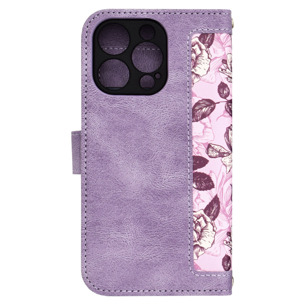 Case for Apple iPhone 16 Pro, Techsuit, FlipCraft, Purple