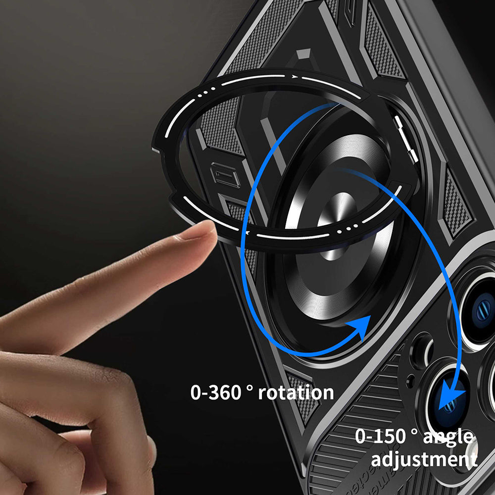 Kuori Apple iPhone 16 Pro:lle, Techsuit, RuggedCam, Violetti