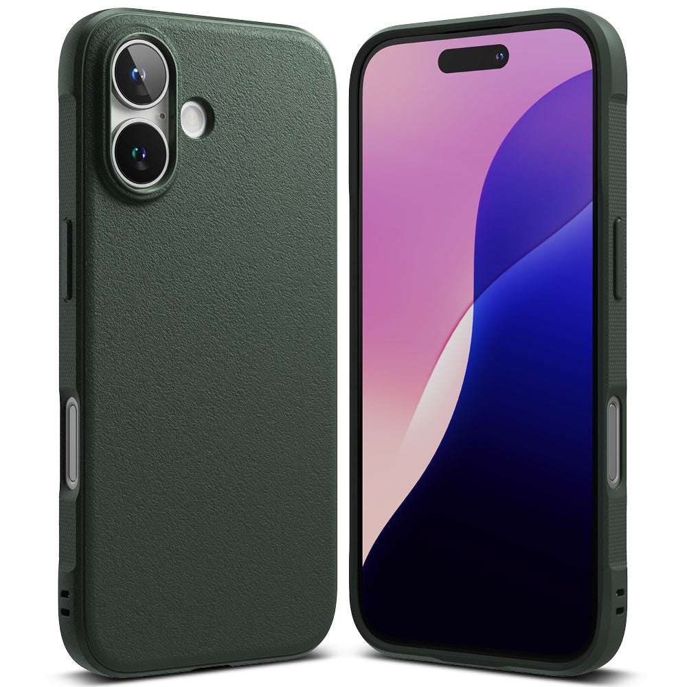 Kuori Apple iPhone 16:lle, Ringke, Onyx, Tummanvihreä