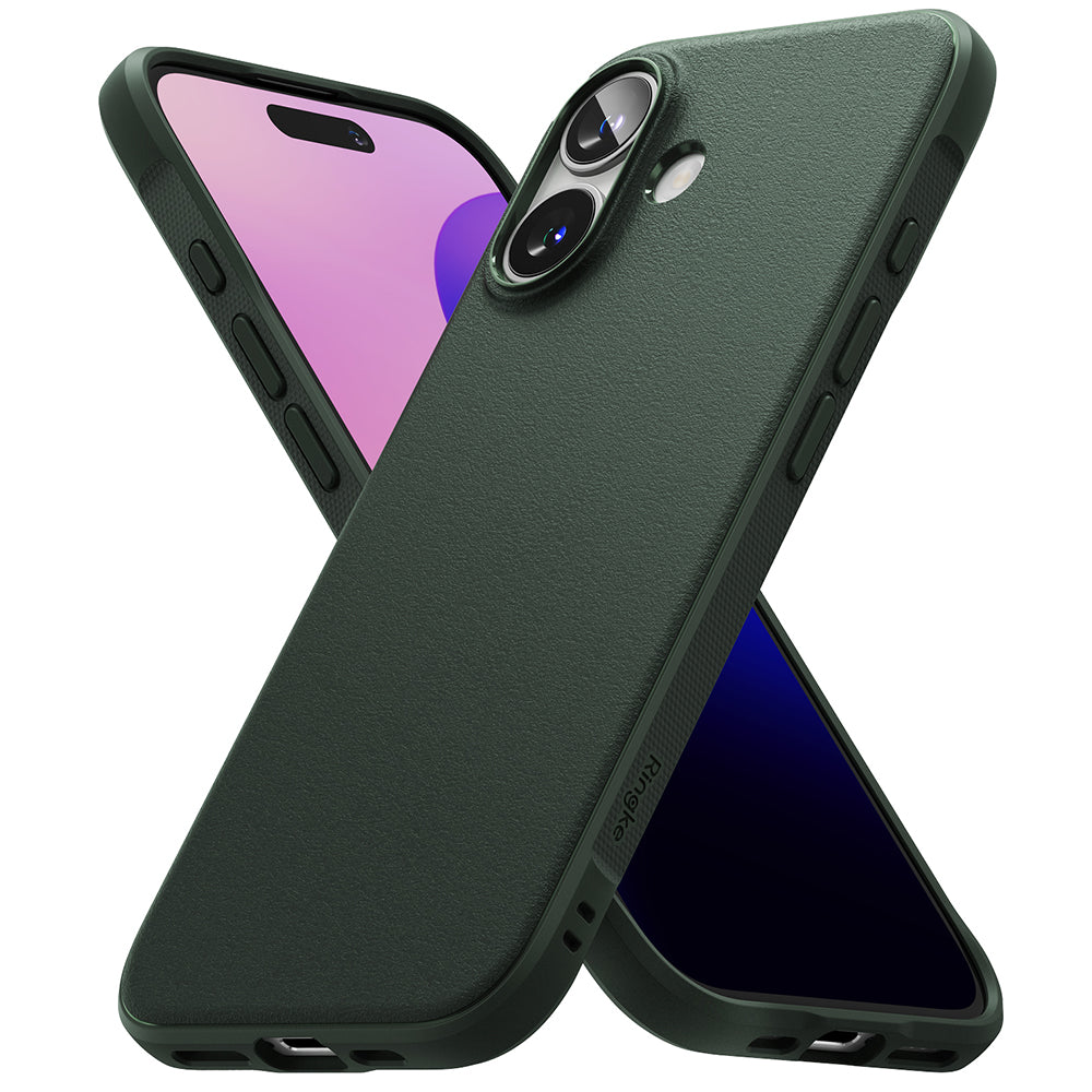 Kuori Apple iPhone 16:lle, Ringke, Onyx, Tummanvihreä