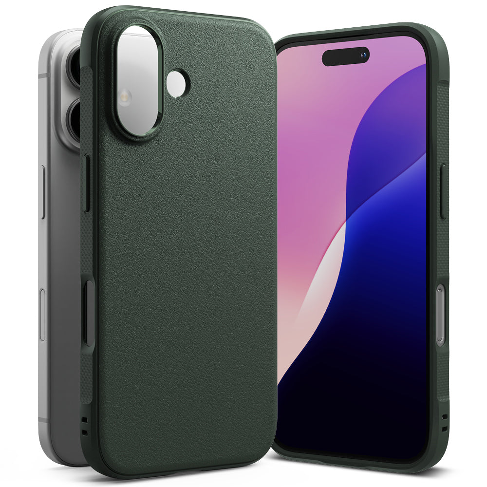 Kuori Apple iPhone 16:lle, Ringke, Onyx, Tummanvihreä
