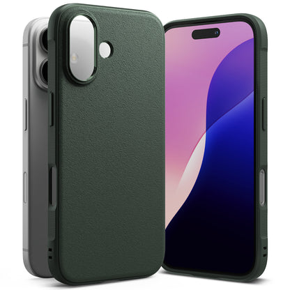 Kuori Apple iPhone 16:lle, Ringke, Onyx, Tummanvihreä
