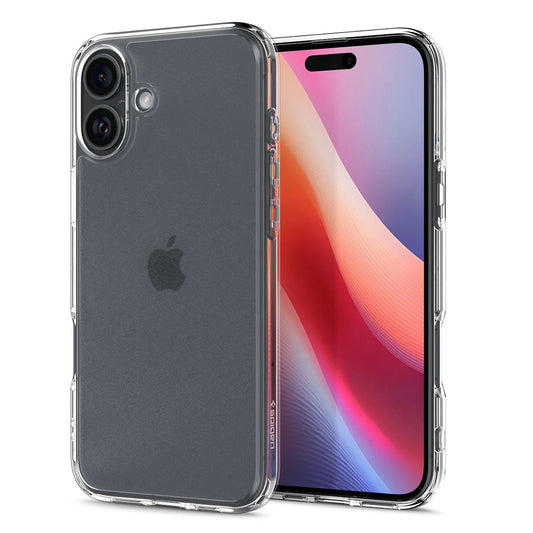 Case for Apple iPhone 16, Spigen, Ultra Hybrid, Satin Transparent