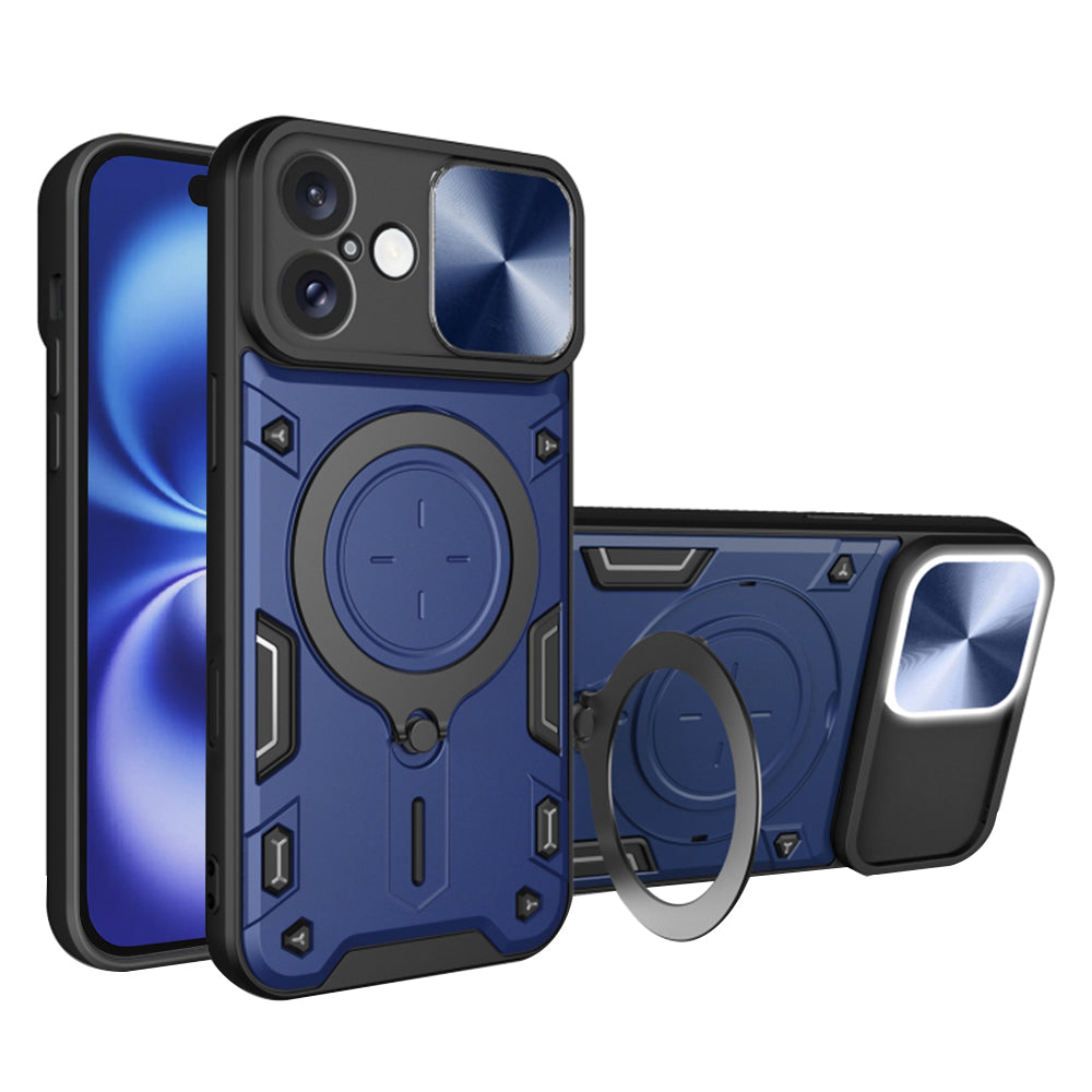 Kuori Apple iPhone 16:lle, Techsuit, CamGuard Pro, Sininen