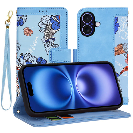 Kuori Apple iPhone 16:lle, Techsuit, FlipCraft, sininen
