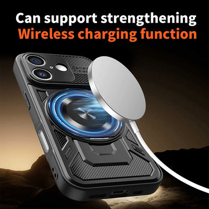 Kuori Apple iPhone 16:lle, Techsuit, RuggedCam, Harmaa