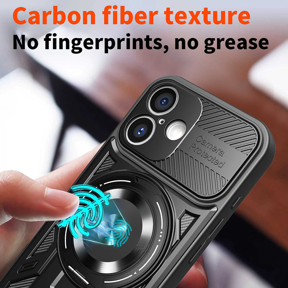 Kuori Apple iPhone 16:lle, Techsuit, RuggedCam, Violetti