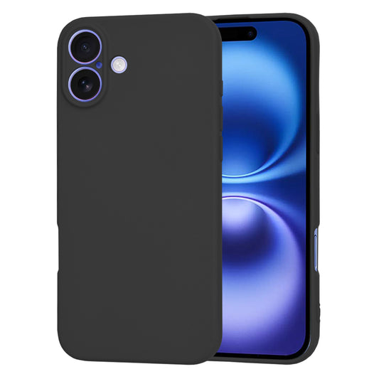 Kuori Apple iPhone 16:lle, Techsuit, SoftFlex, Musta