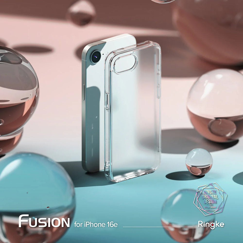Case for Apple iPhone 17e / 16e, Ringke, Fusion, Matte Transparent
