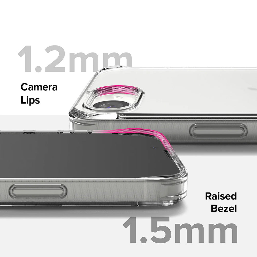 Case for Apple iPhone 17e / 16e, Ringke, Fusion, Matte Transparent