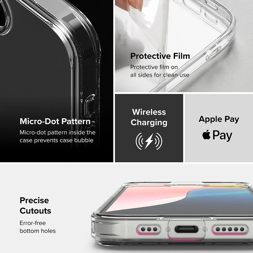 Case for Apple iPhone 17e / 16e, Ringke, Fusion, Matte Transparent