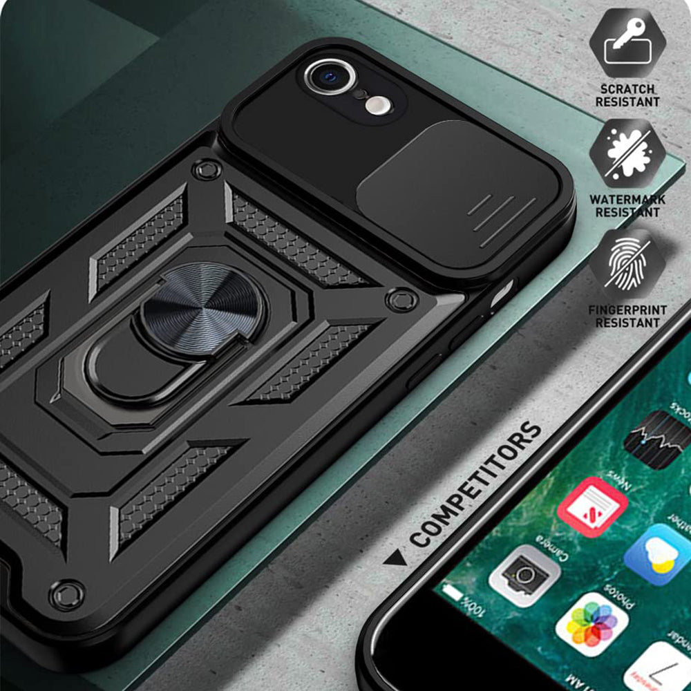 Kuori Apple iPhone 17e / 16e:lle, Techsuit, CamShield, Sininen