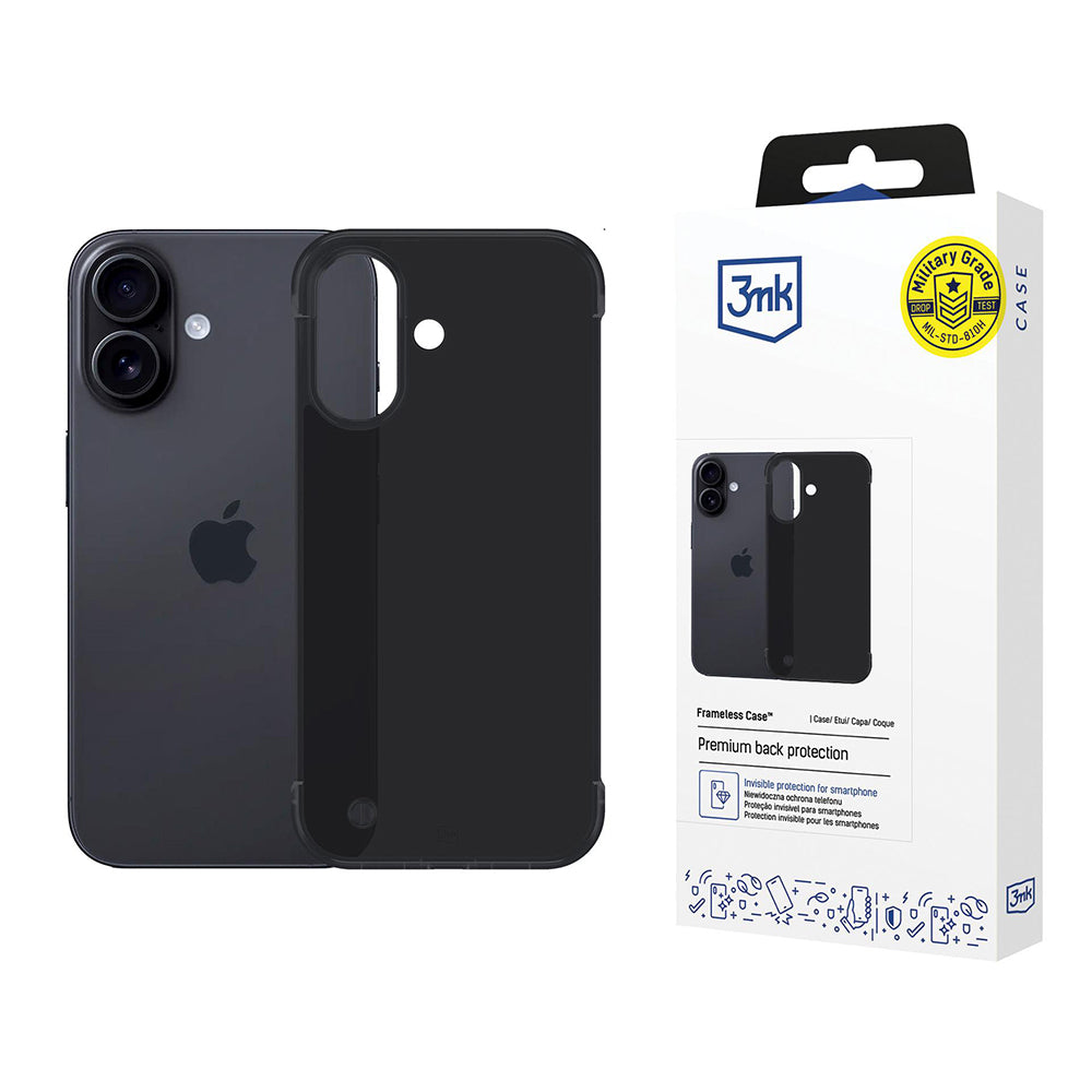 Suojakotelo Apple iPhone 17:lle, 3MK, Just20g, Musta