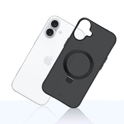 Suojakotelo Apple iPhone 17:lle, 3MK, Smoke MagStand, Musta