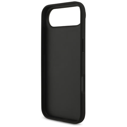 Suojakotelo Apple iPhone 17 Air, Guess, 4G Grained Big and Classic Logo, Musta