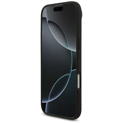 Suojakotelo Apple iPhone 17 Air, Guess, 4G Grained Big and Classic Logo, Musta