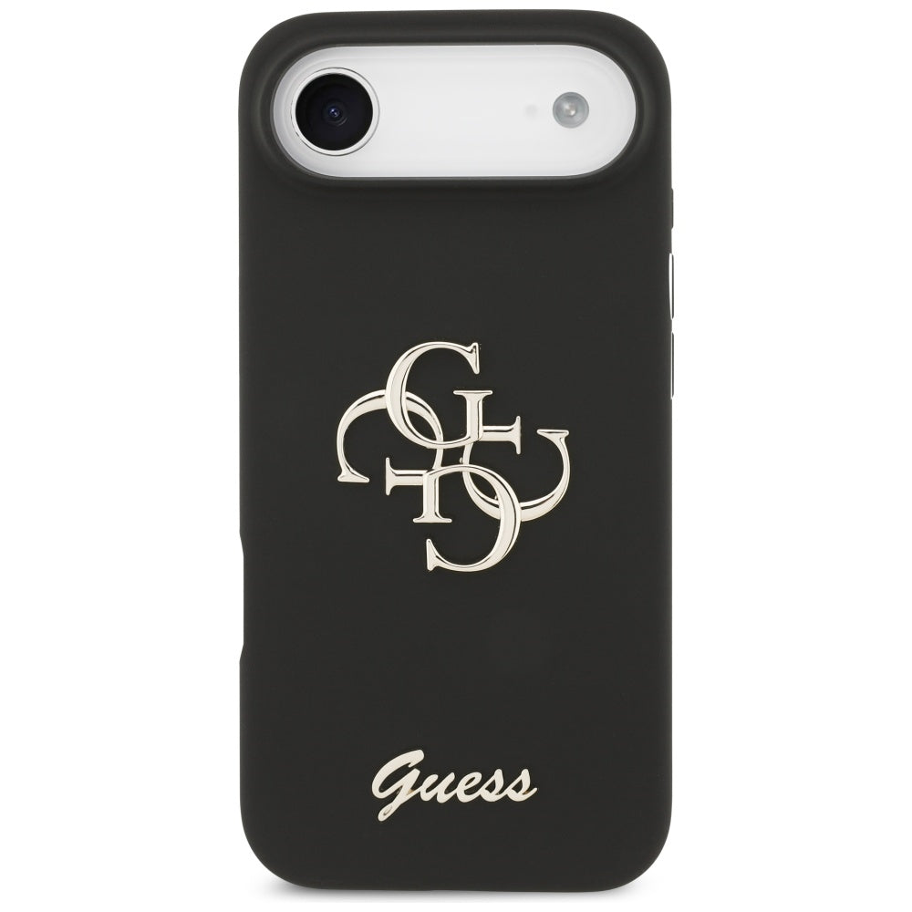 Suojakotelo Apple iPhone 17 Air, Guess, Big 4G Script, Musta